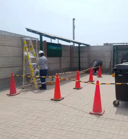 Mantenimiento del Centro de Acopio de residuos sólidos